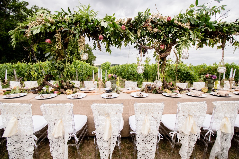 Greenery centerpiece