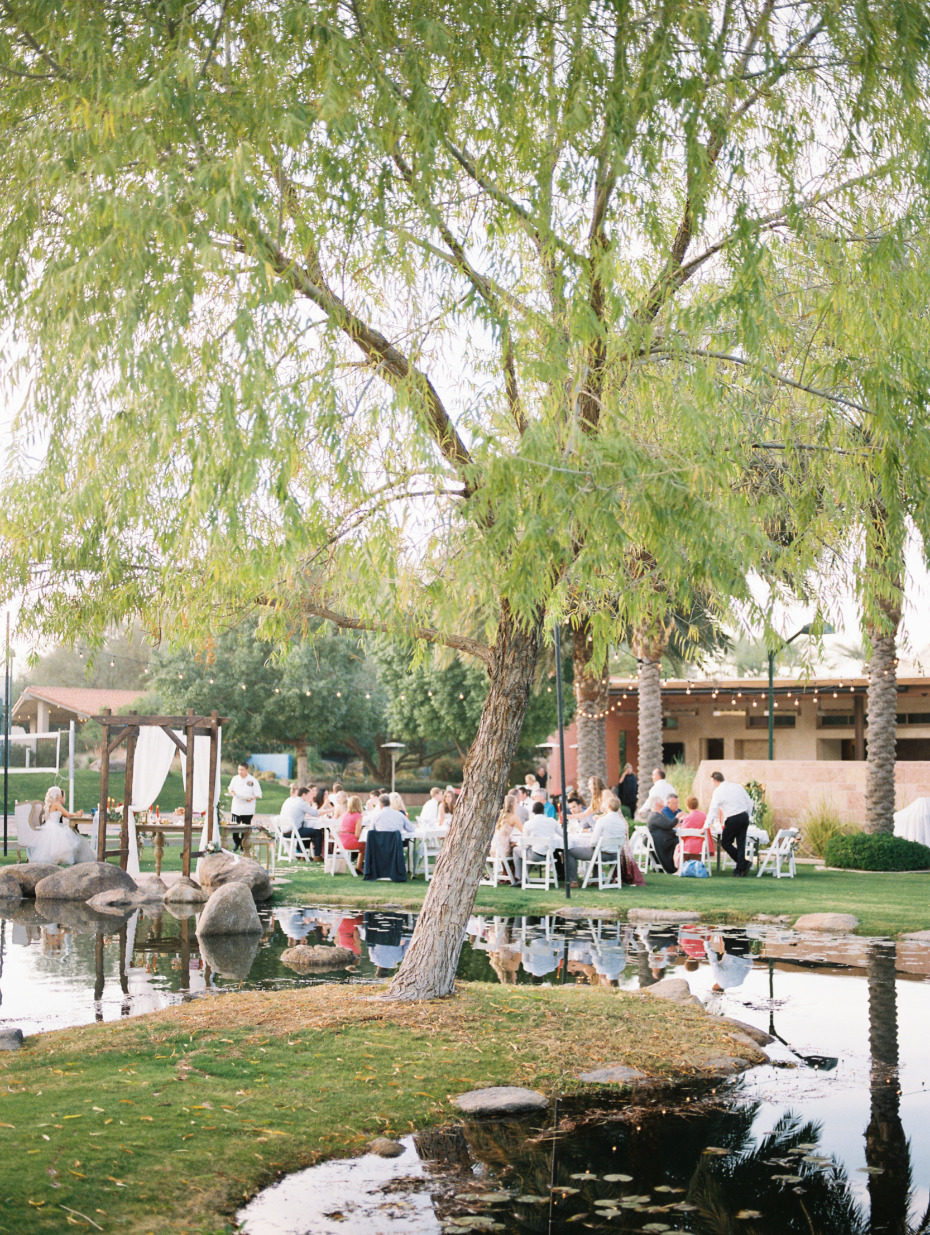 Outdoor reception in Arizona