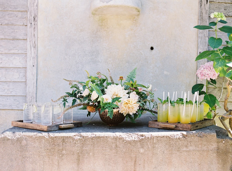 Cocktails for the ceremony