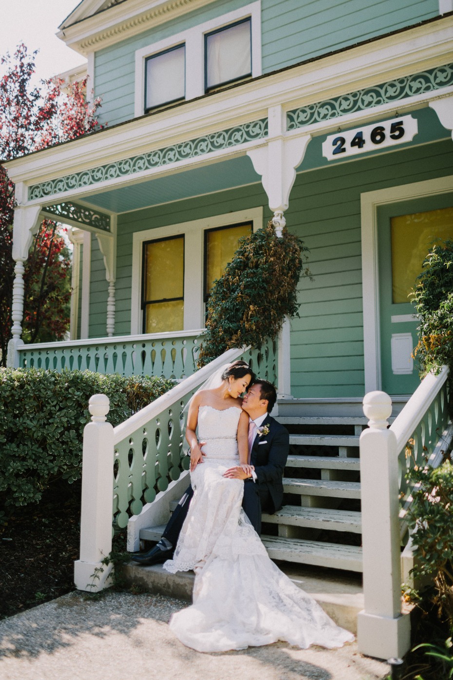 vintage wedding portrait idea