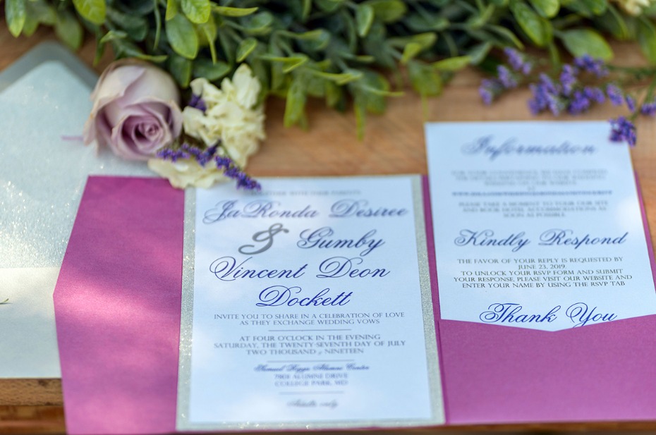 romantic wedding invitations