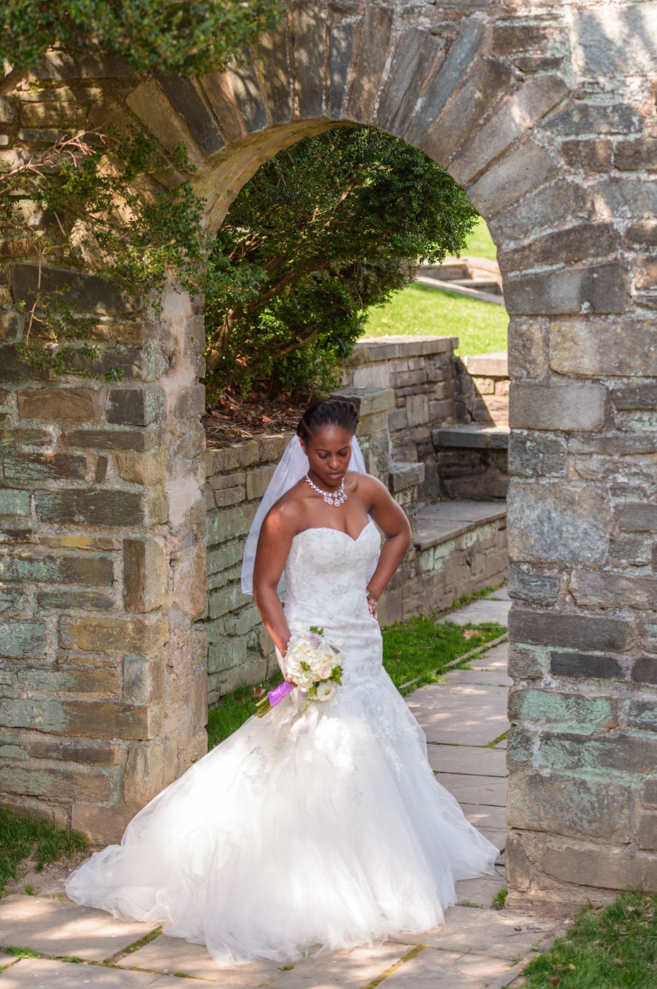 beautiful bride wedding portrait