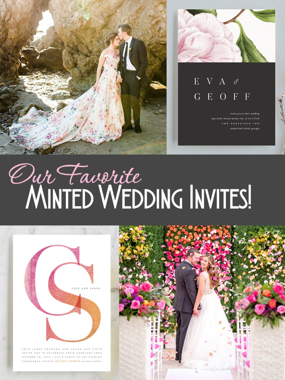 15 Of Our Favorite Minted Wedding Invitations Plus Wedding Ideas