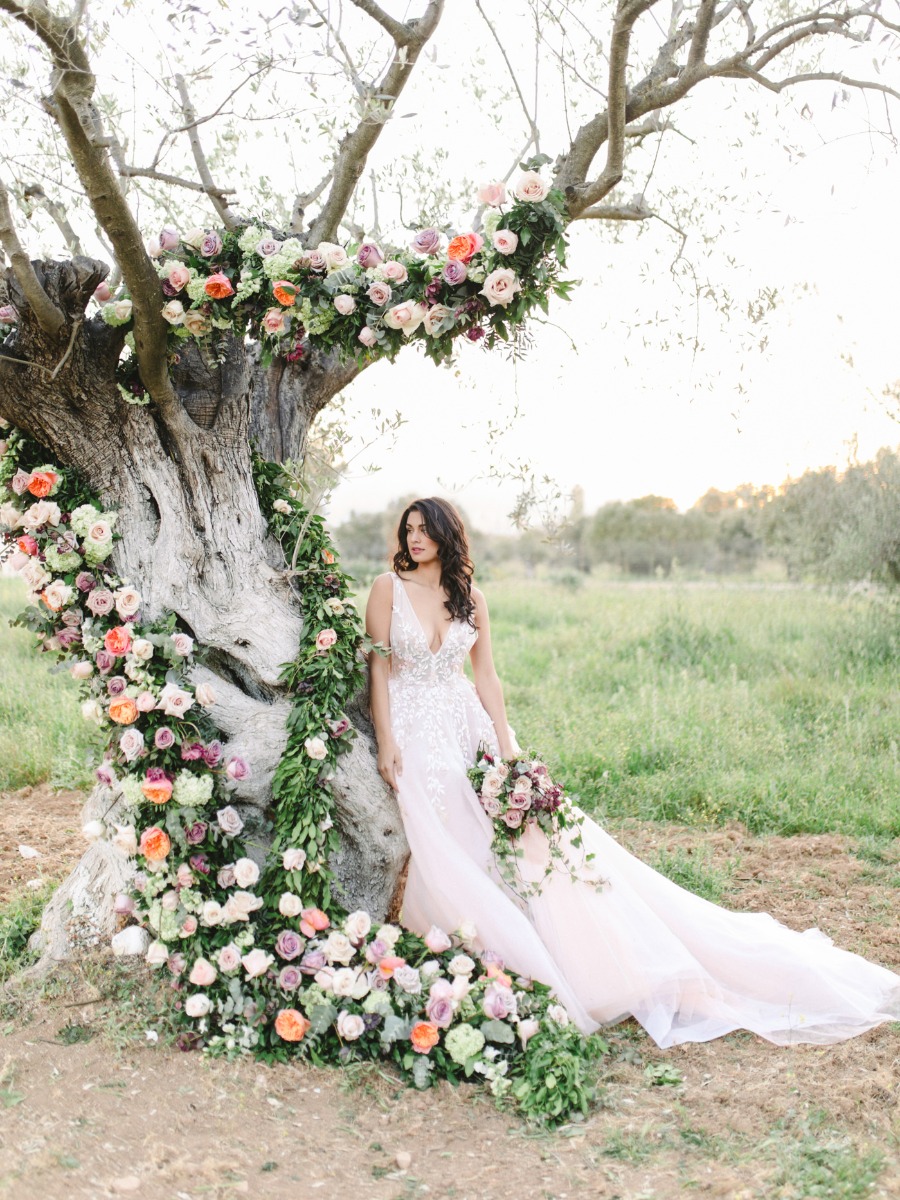 Step Into This Secret Garden Winery Wedding Inspiration