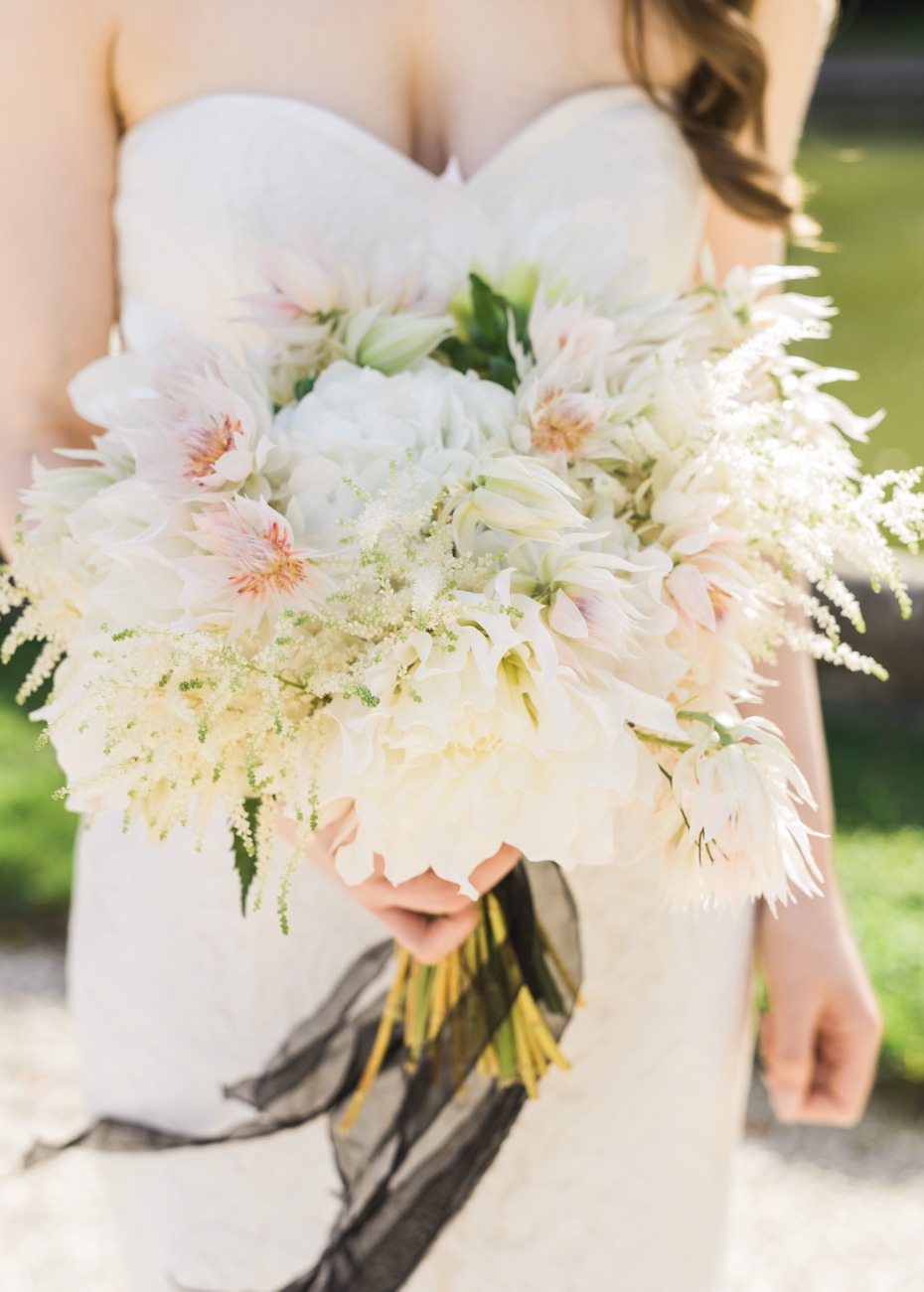 Soft wedding bouquet