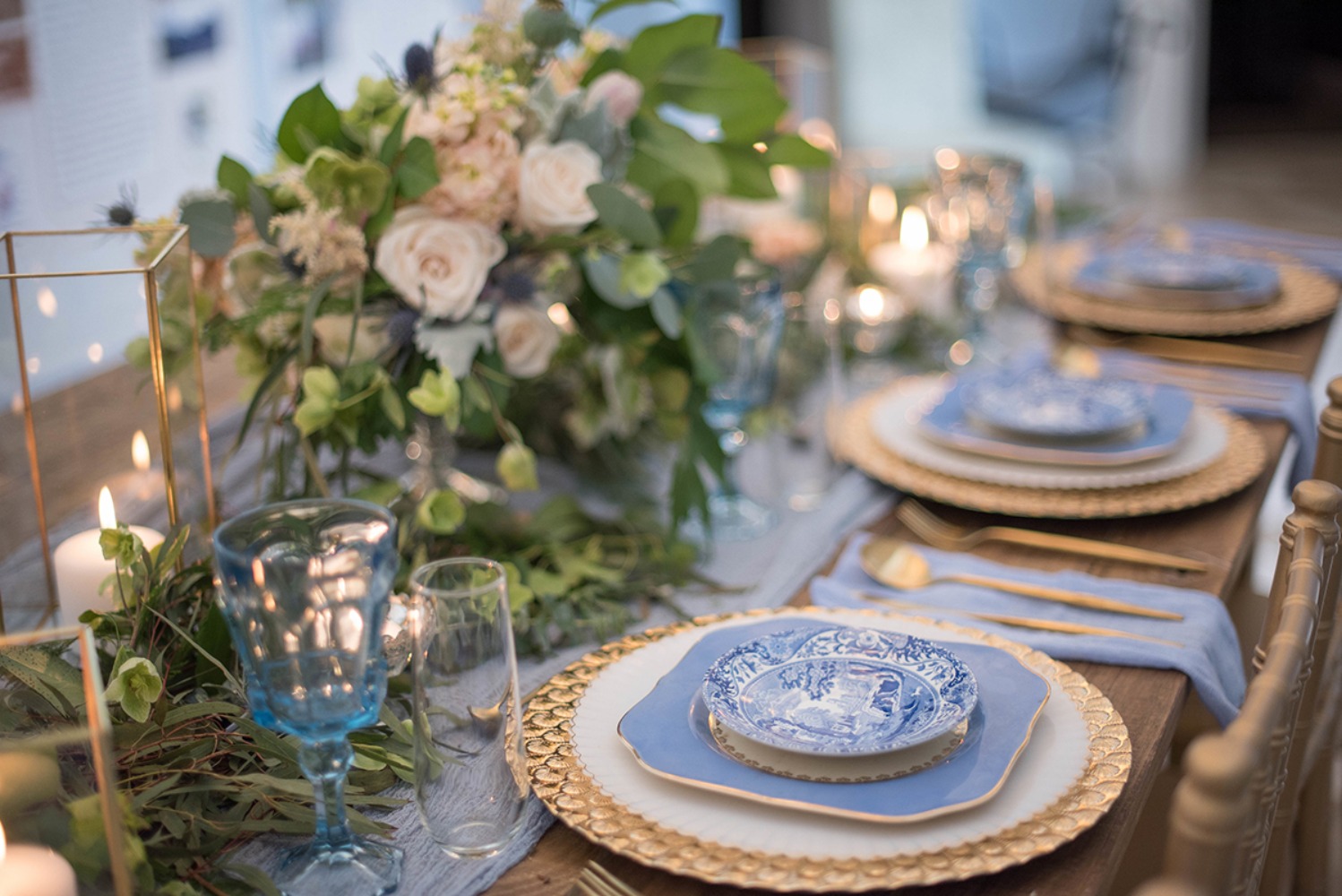 How To Have A Dusty Blue Wedding During Any Season