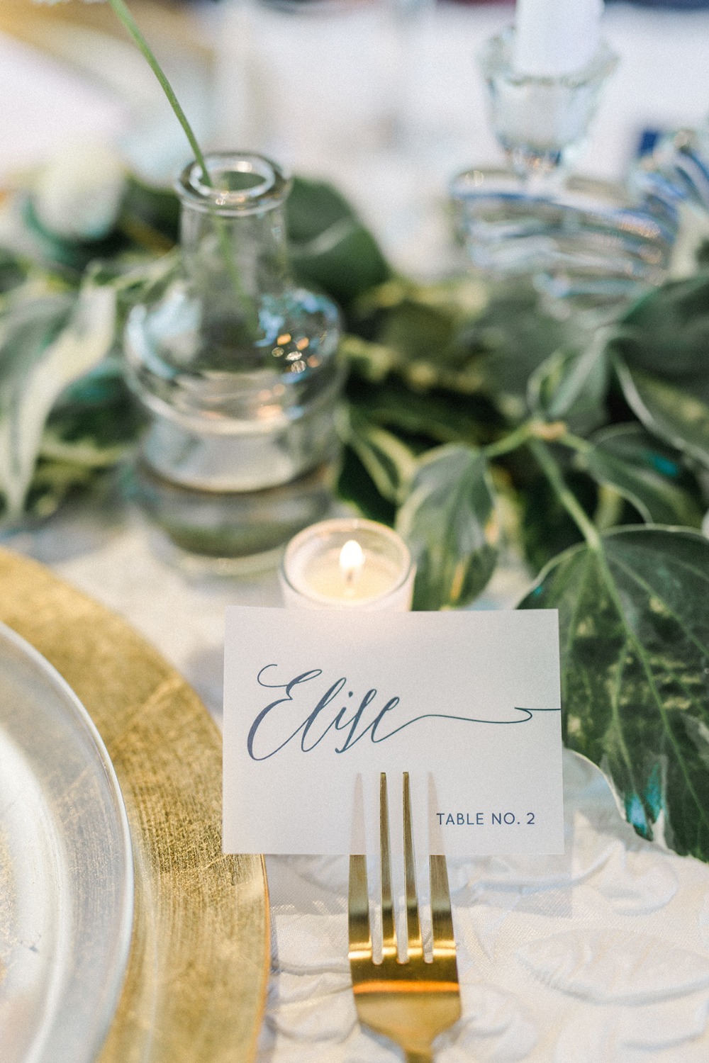 calligraphy place cards