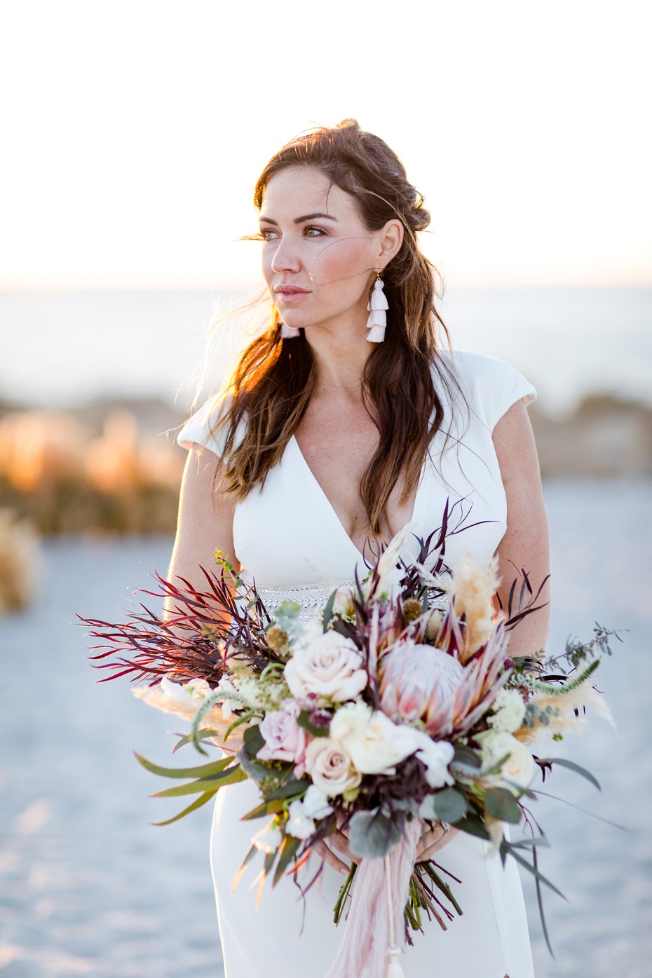 soft pink and ivory bouquet