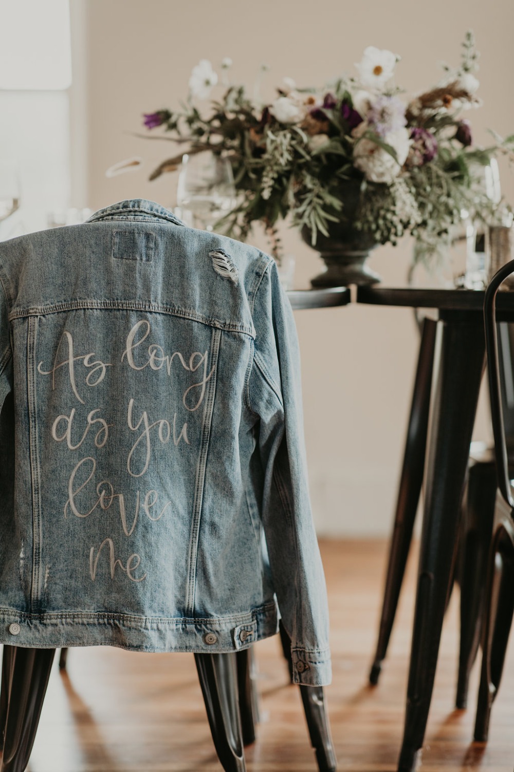 bridal jean jacket