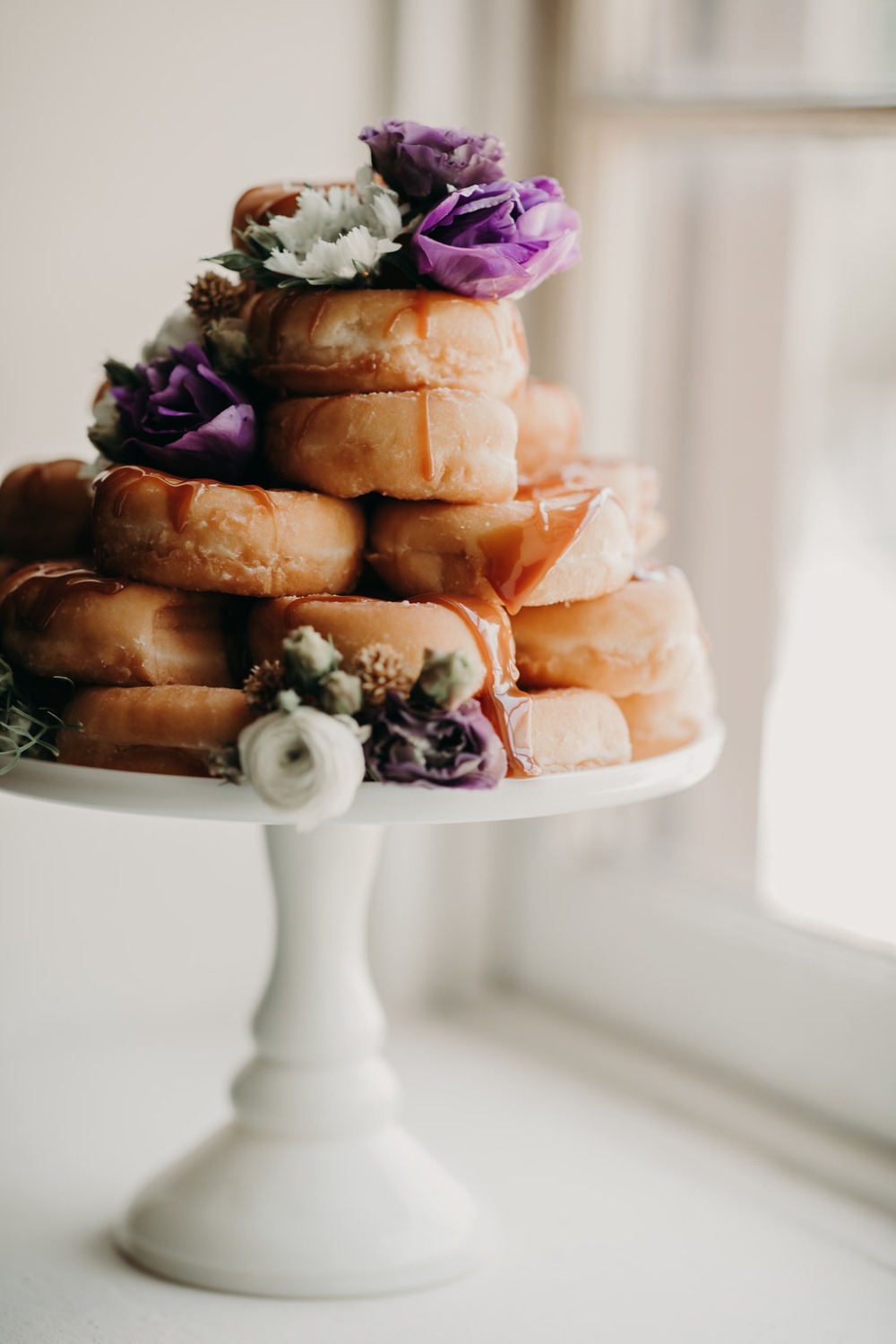 wedding donut cake