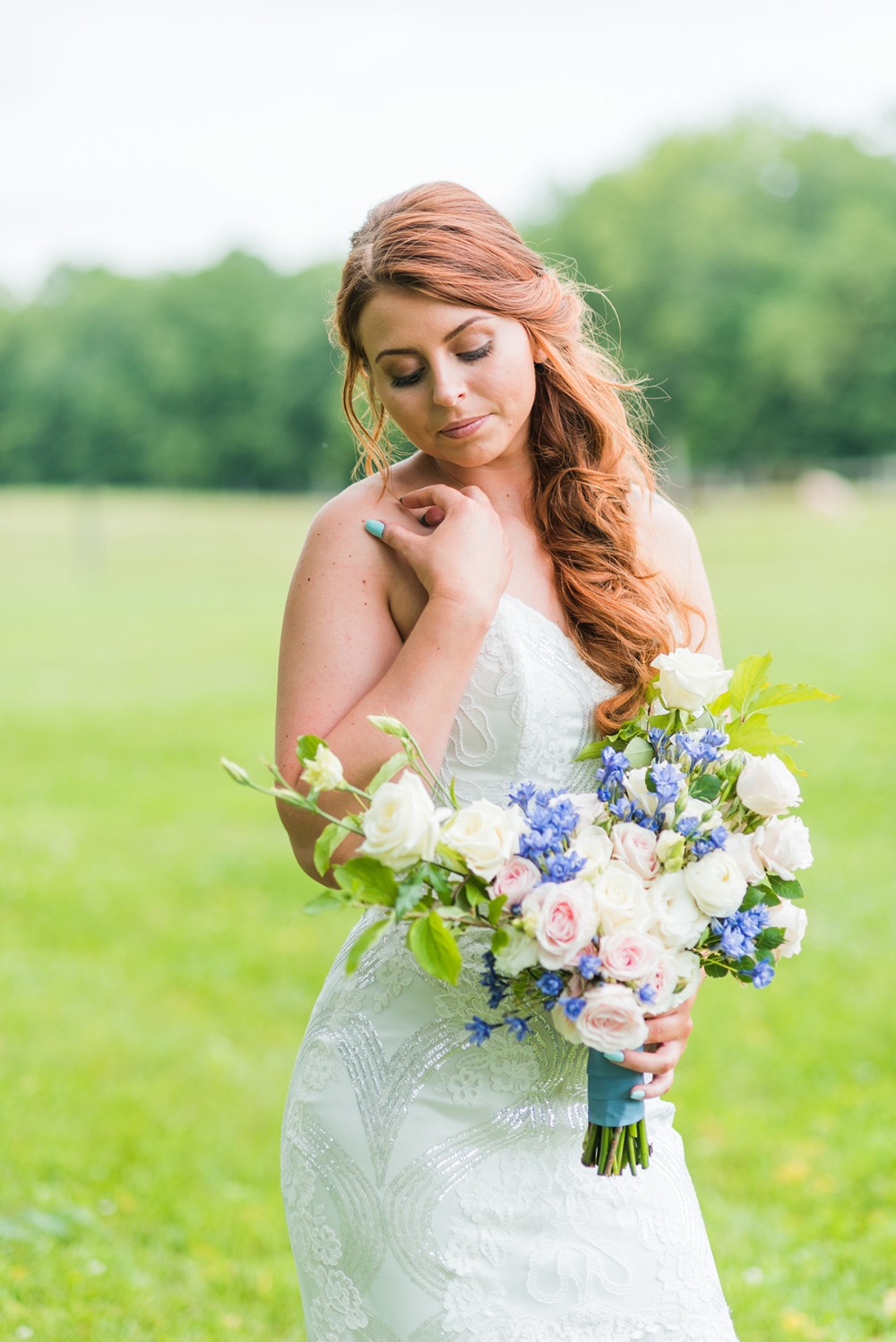 springtime bridal style