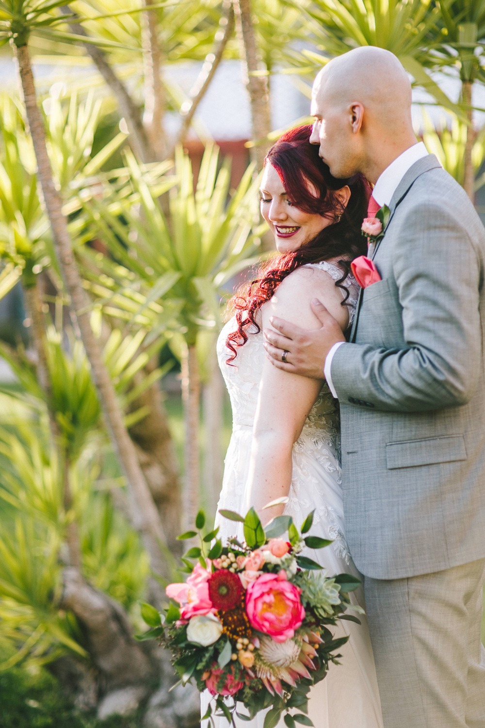 Romantic outdoor wedding