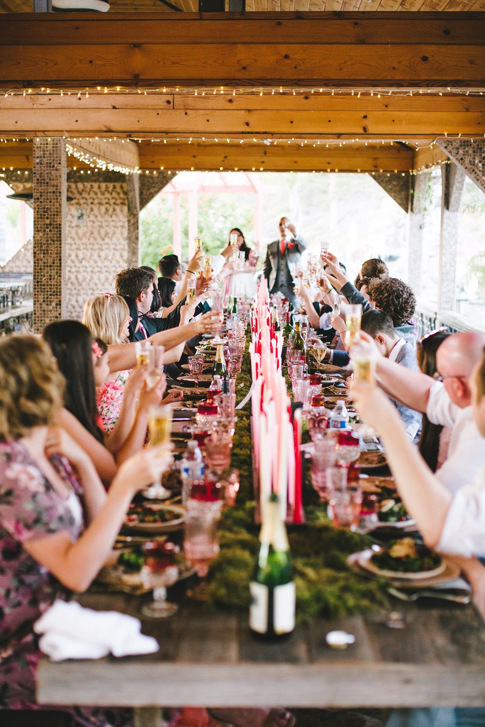 Toast to the newlyweds