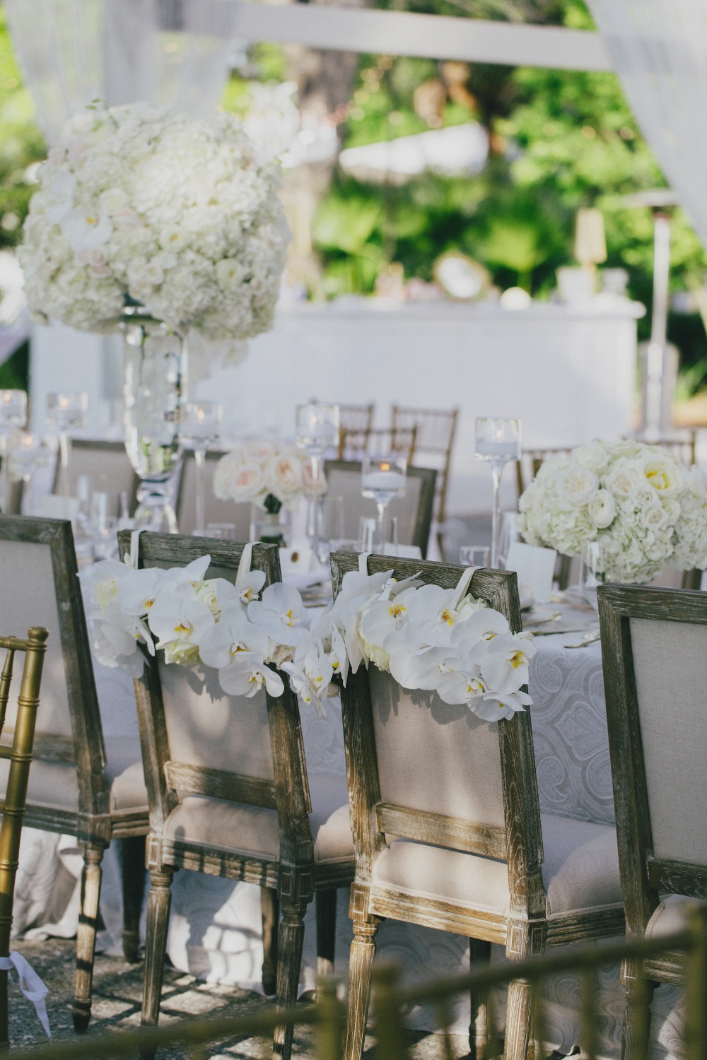 floral seat decor