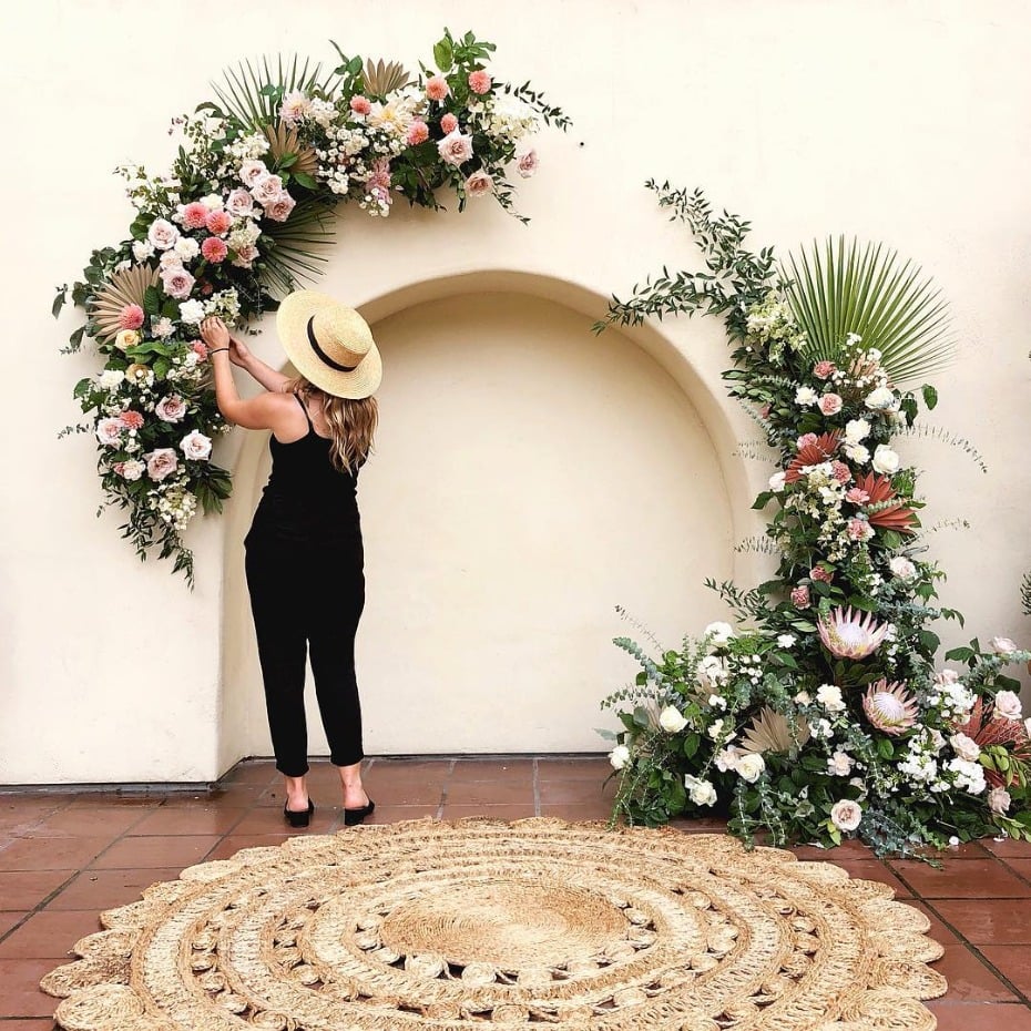 Palm leaves ceremony inspiration - @thedaintylionfloralco