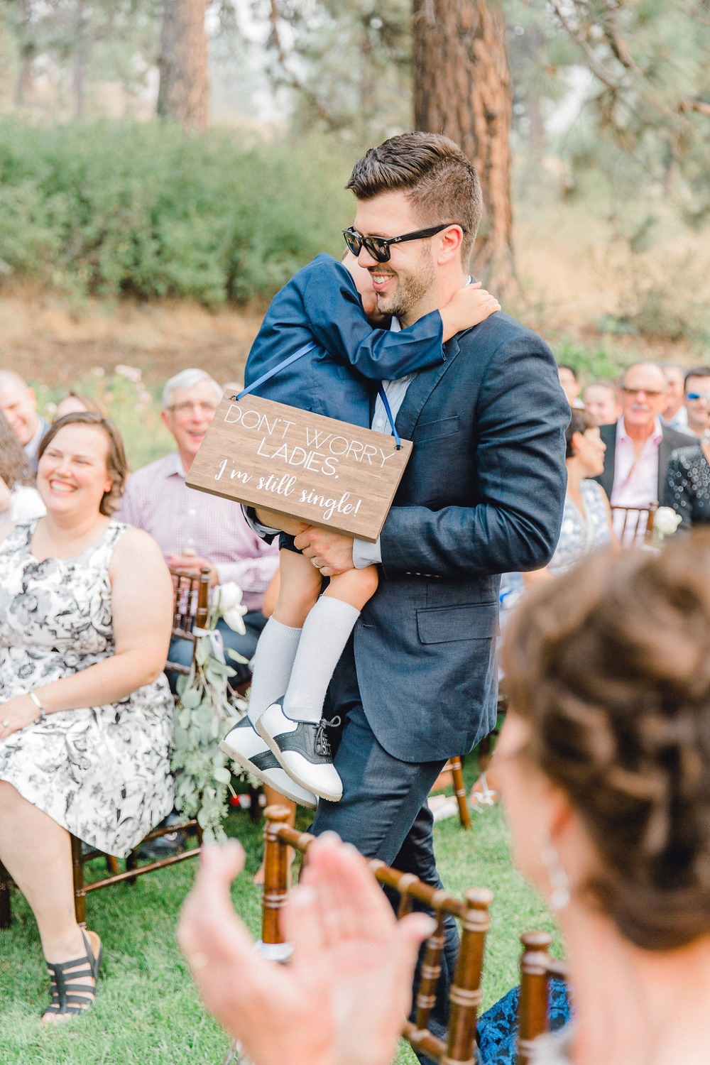 Ring bearer sign