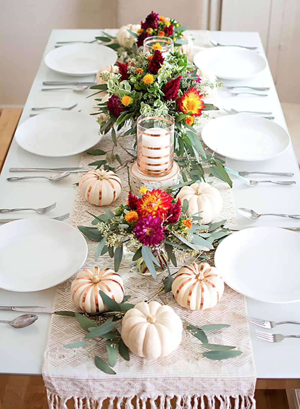 26 Ideas On How To Transform Your Thanksgiving Table - Weddingchicks