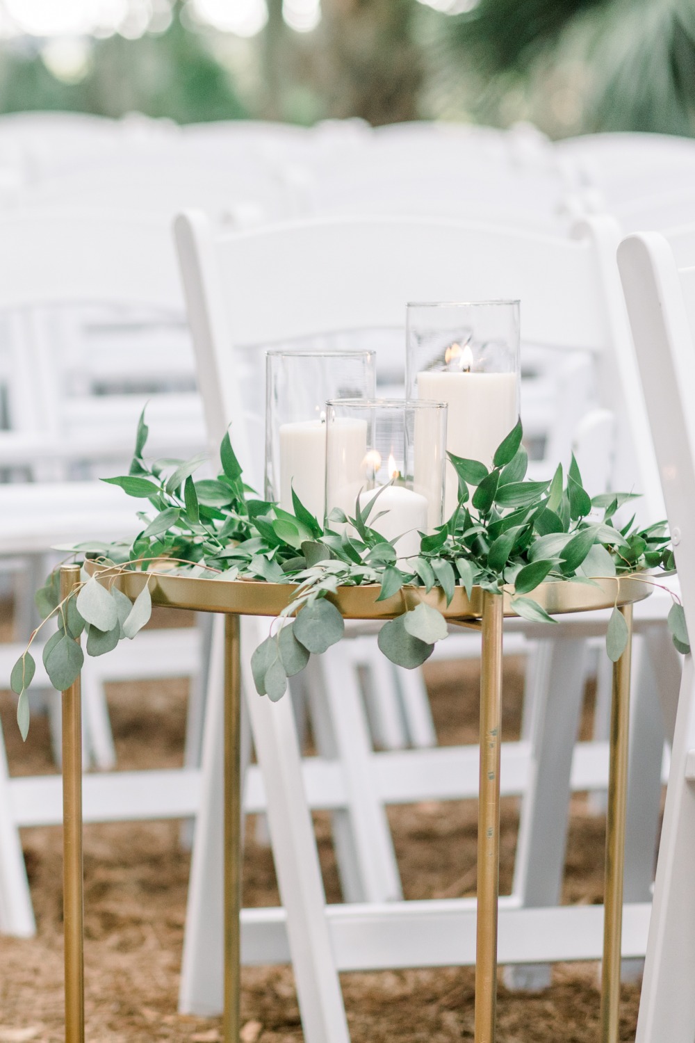 Ceremony aisle decor