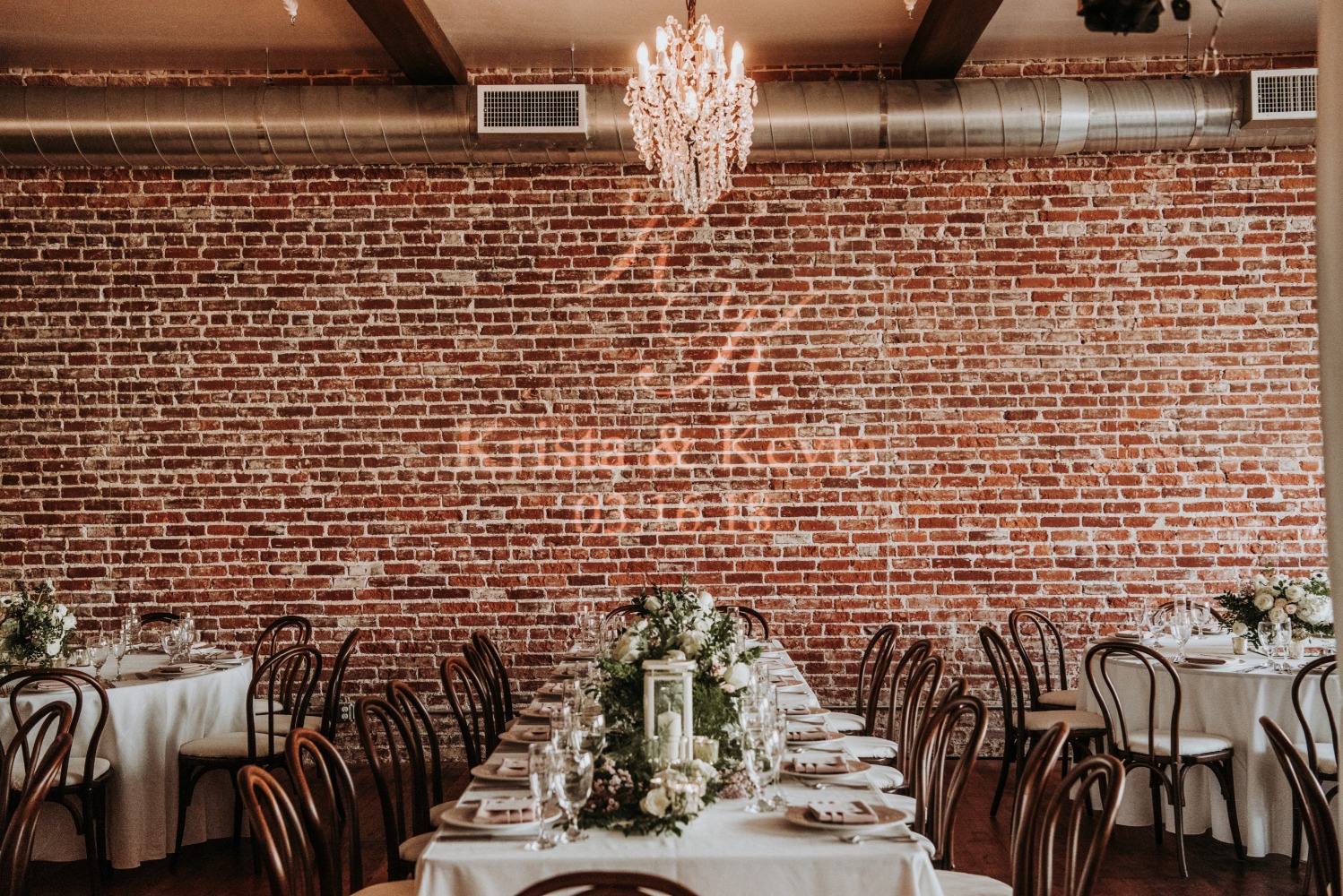 chic wedding space