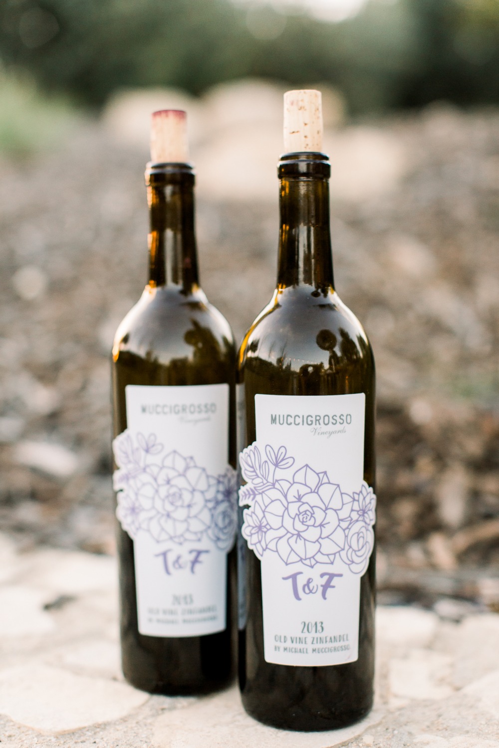 Custom wedding wine