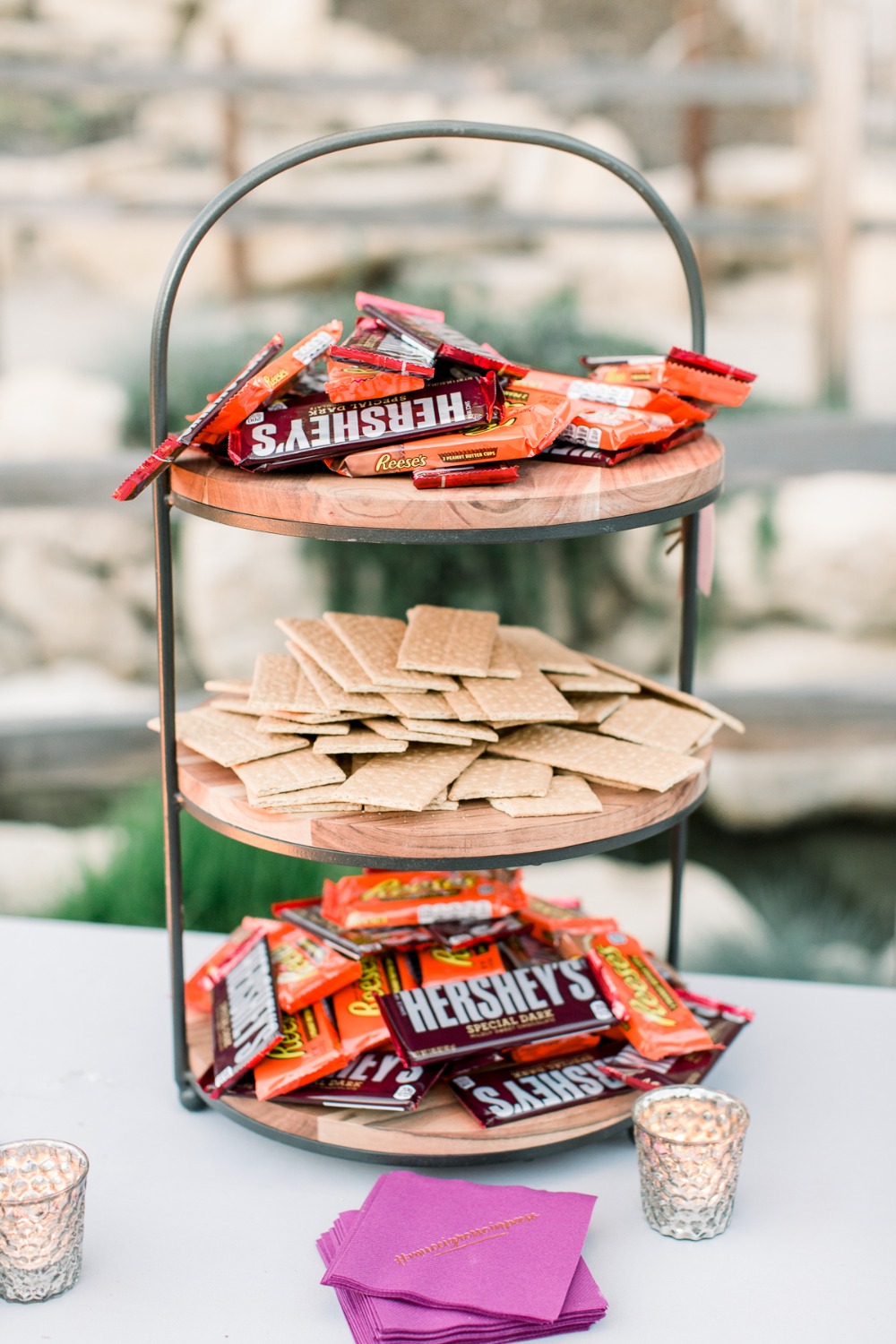 S'mores bar for wedding