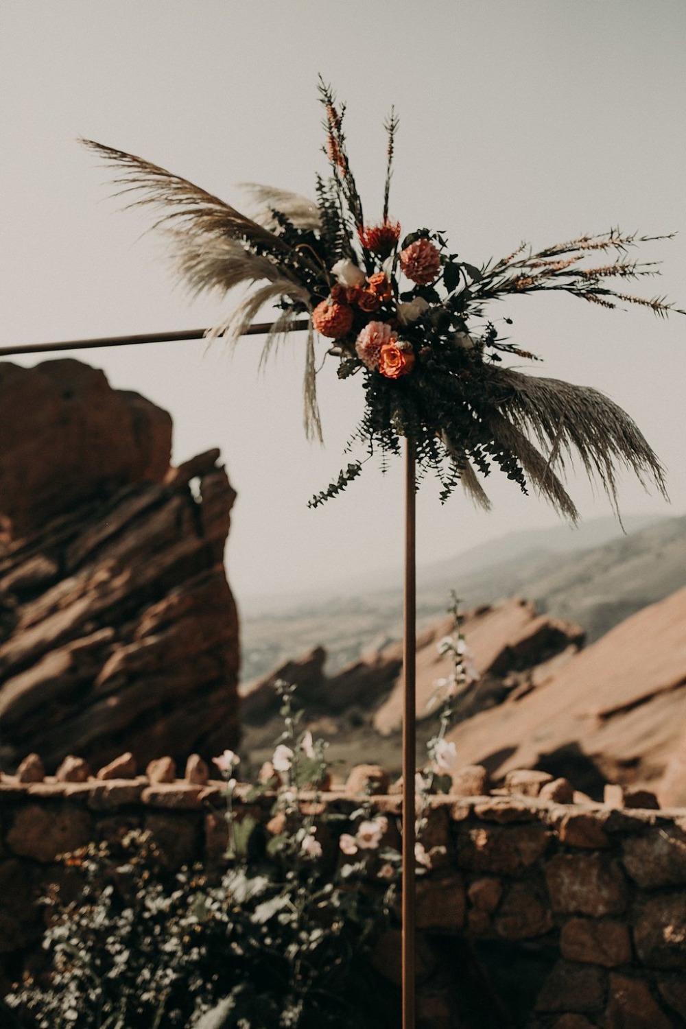 wedding arch floral decor