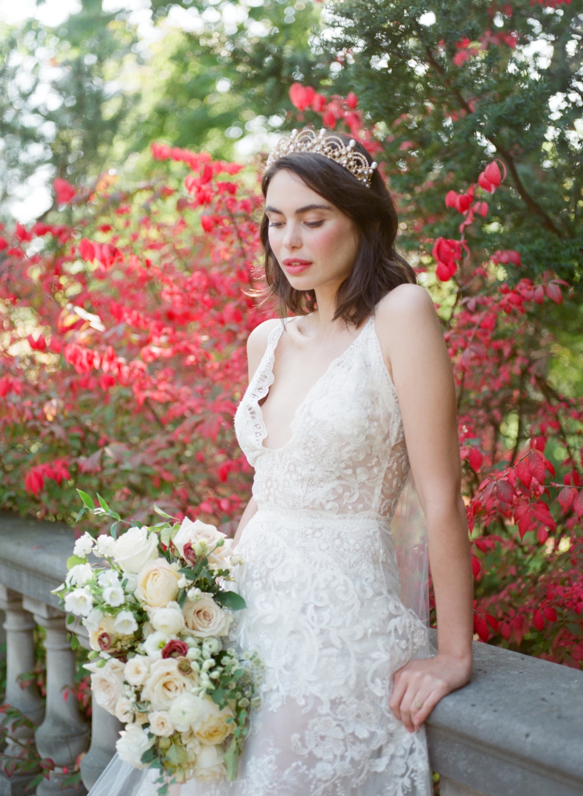 delicate details wedding dress