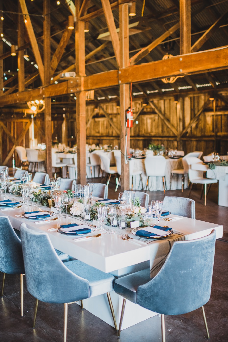 Blueprint Studios Blue Chair Wedding Rentals