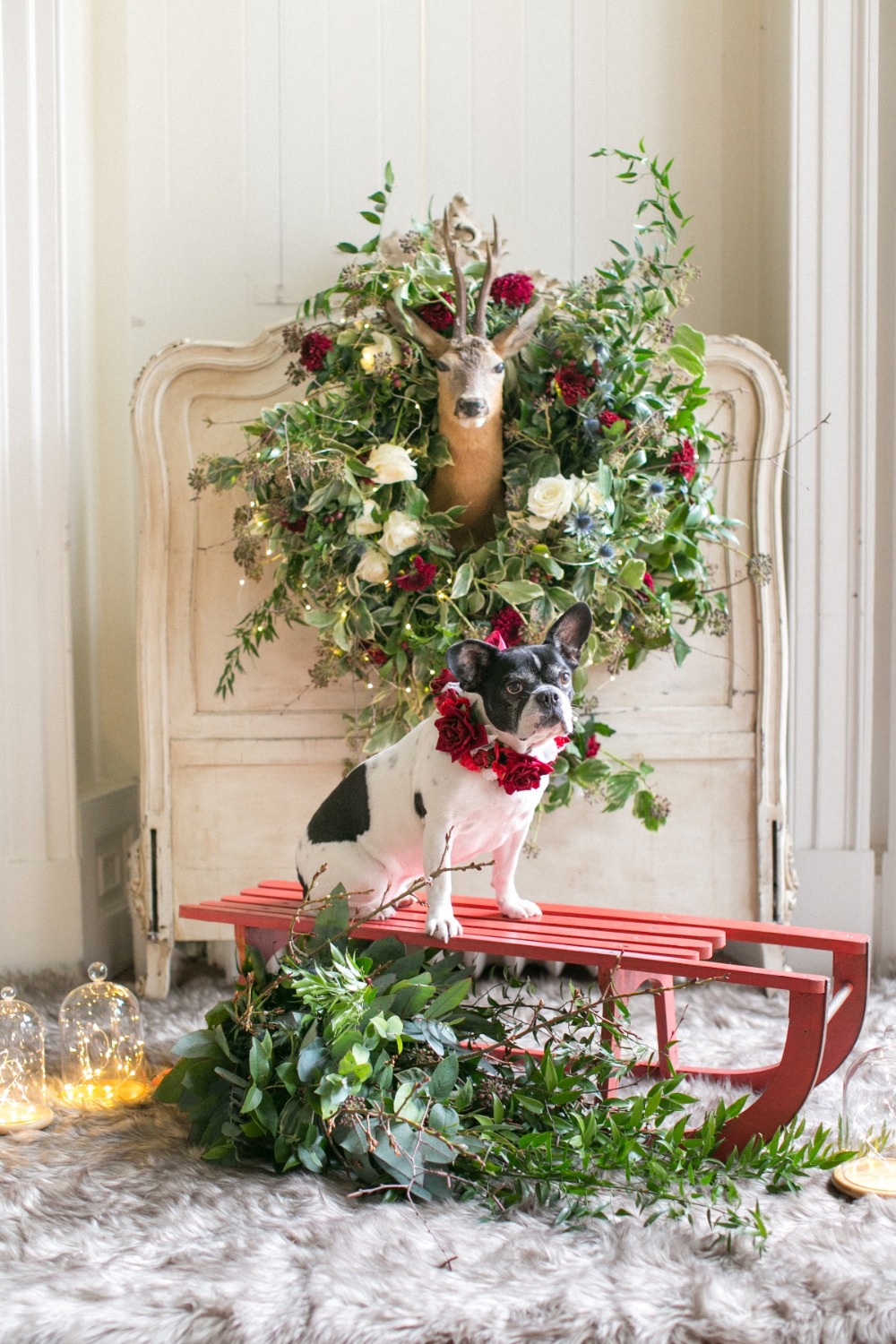 Winter wedding photobooth