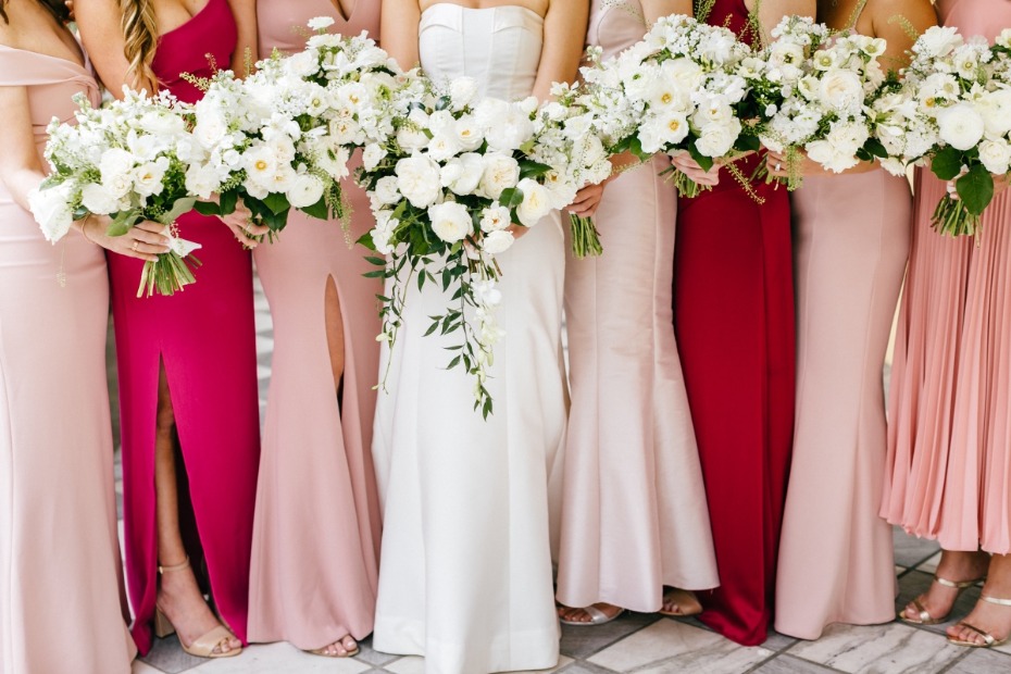 White wedding bouquets