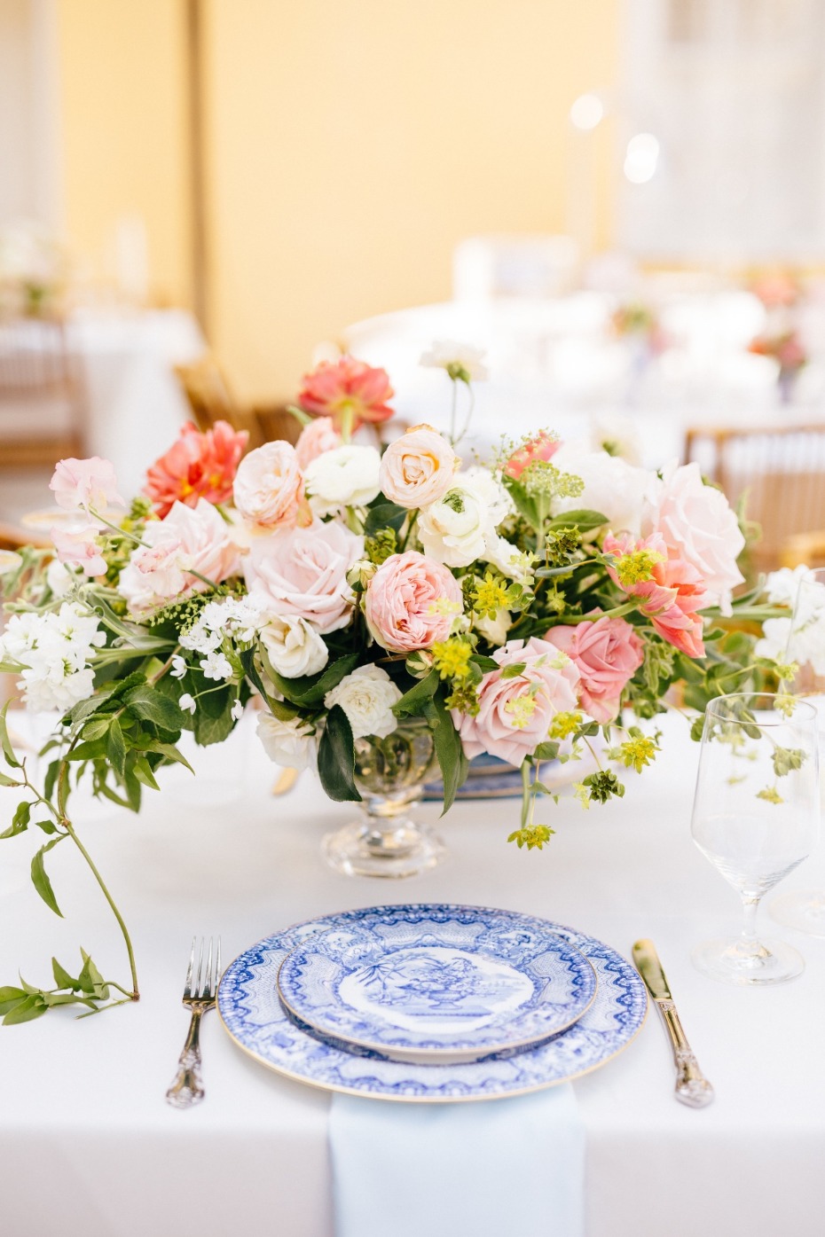 Wedding rose centerpiece