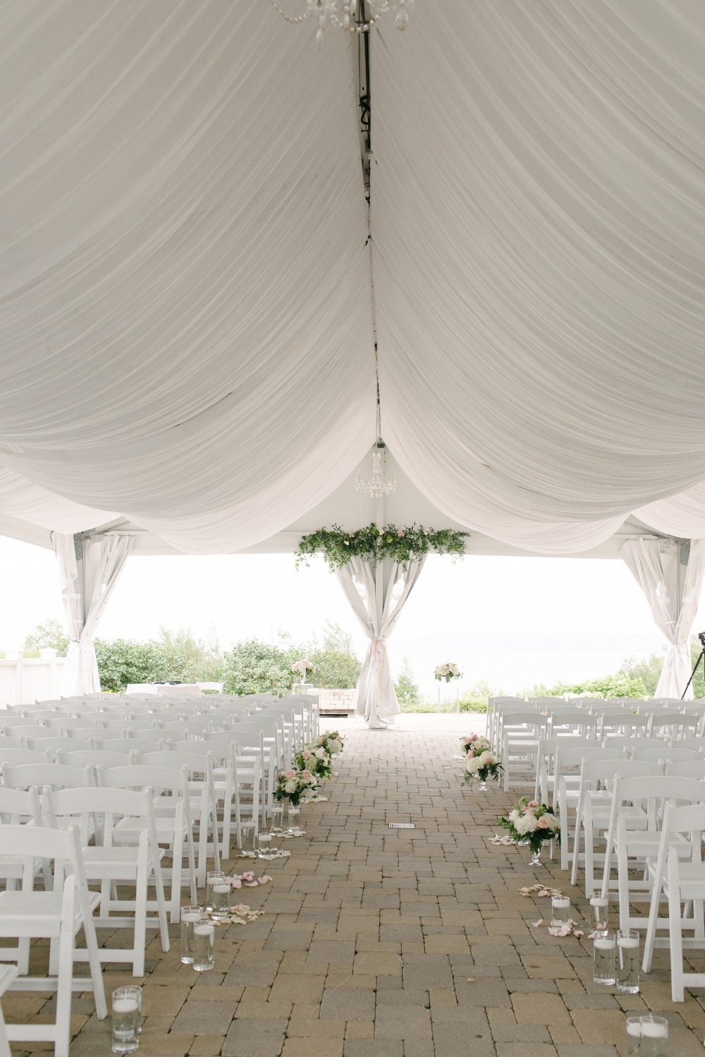 White tent ceremony