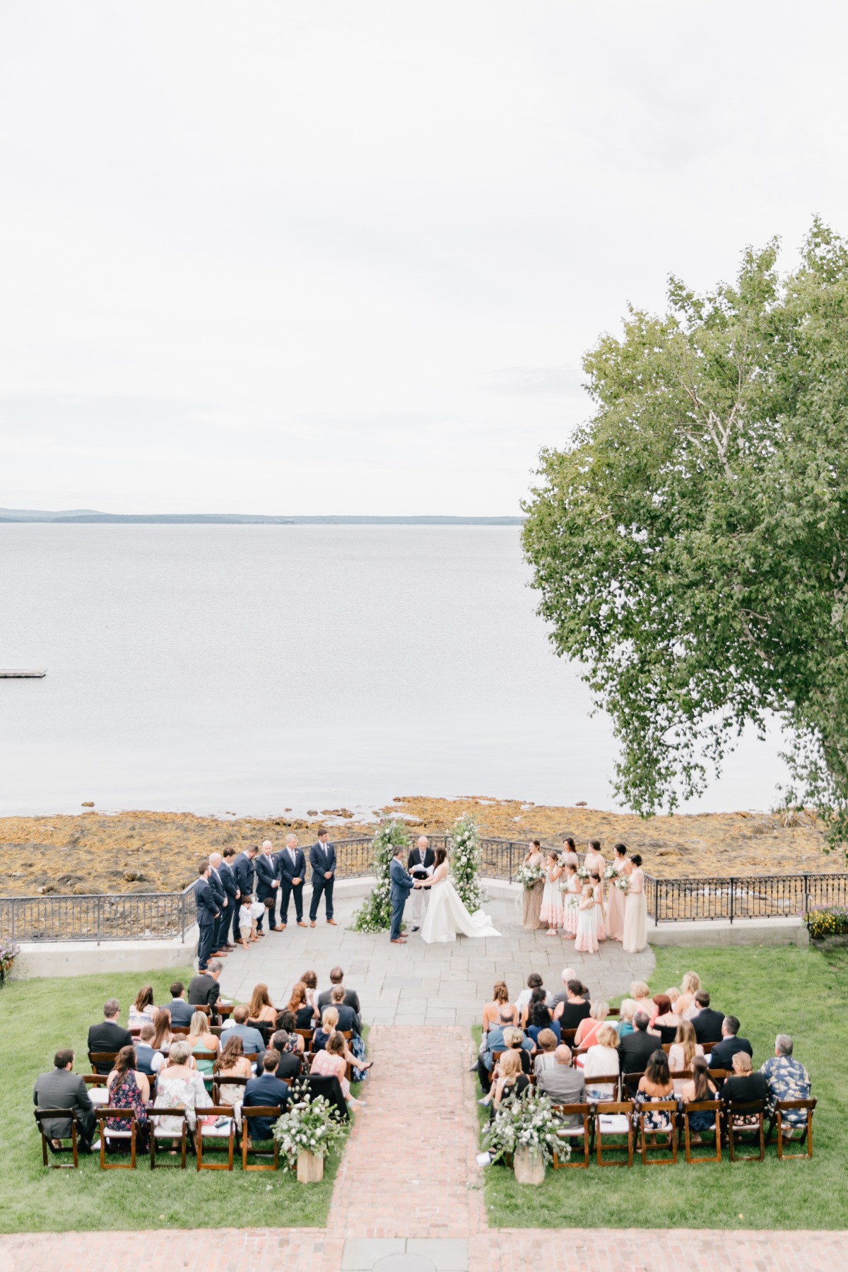 Seaside ceremony in Maine