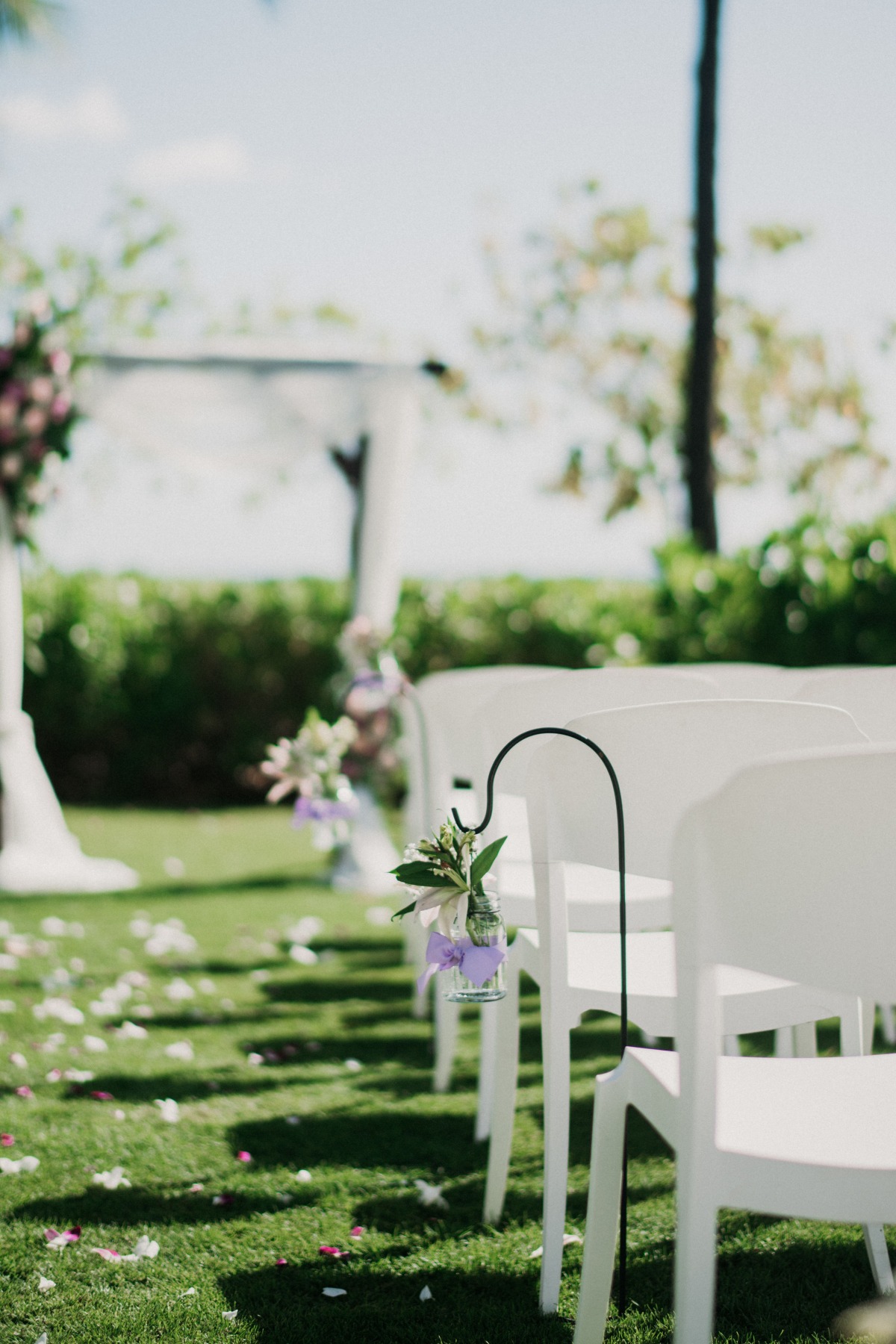 wedding aisle decor