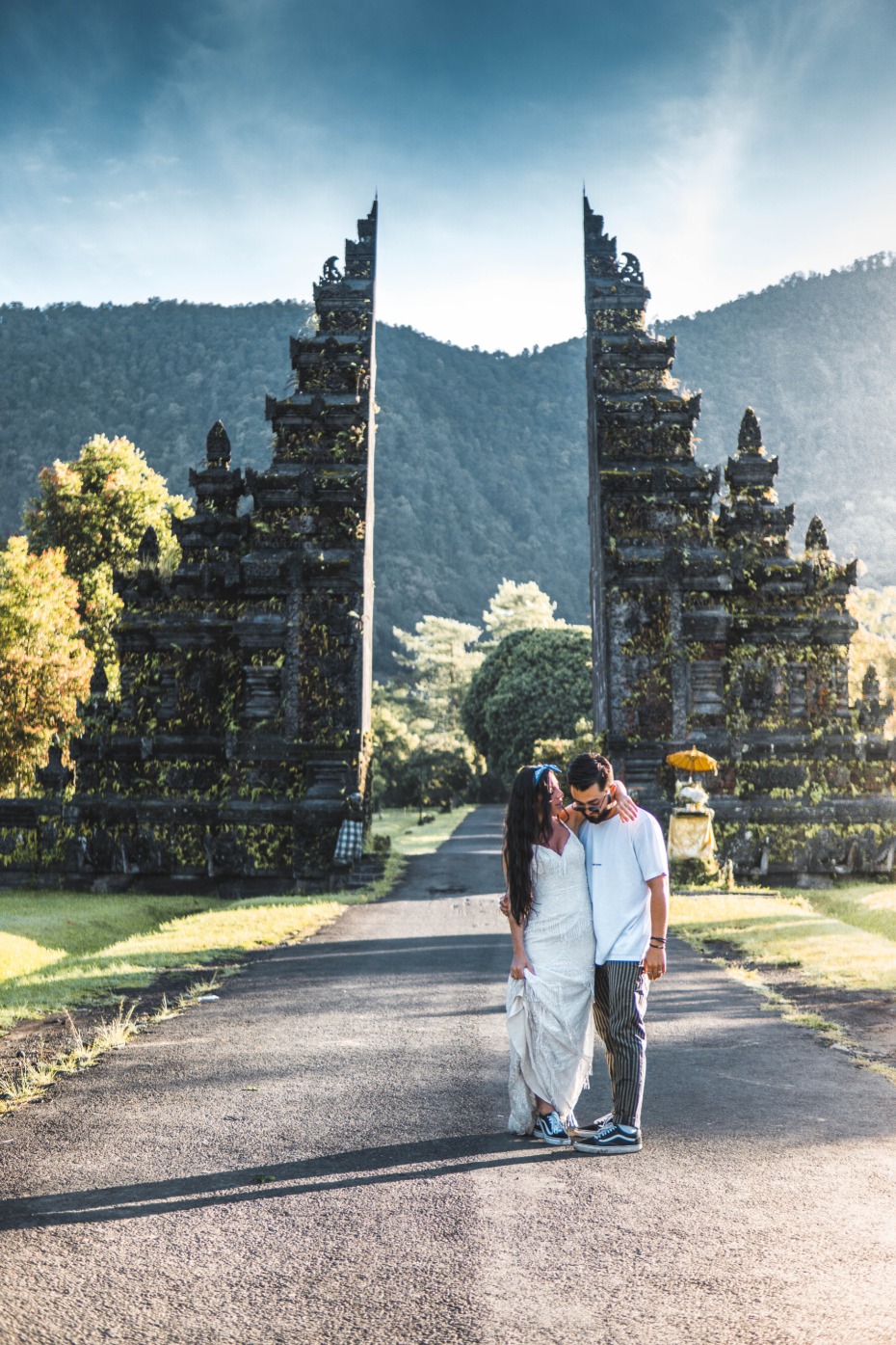 Nick and Zoe in Watters Gown in Bali