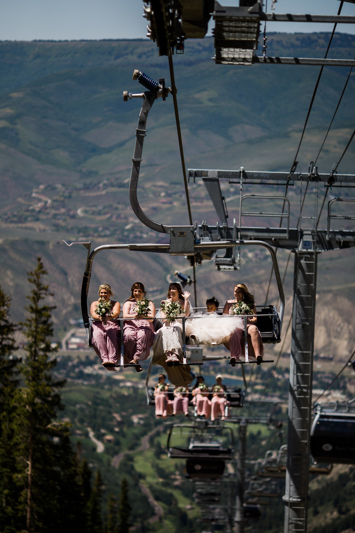 Ski resort wedding