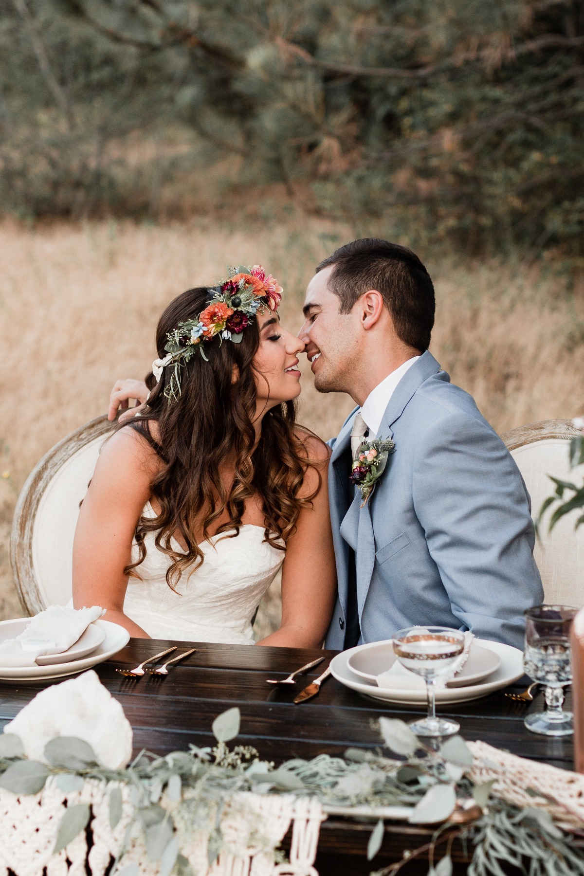 wedding kiss