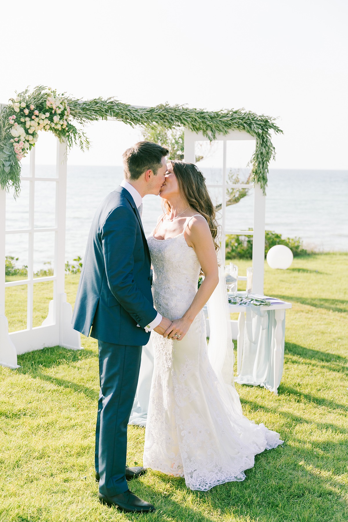 Seaside wedding in Greece