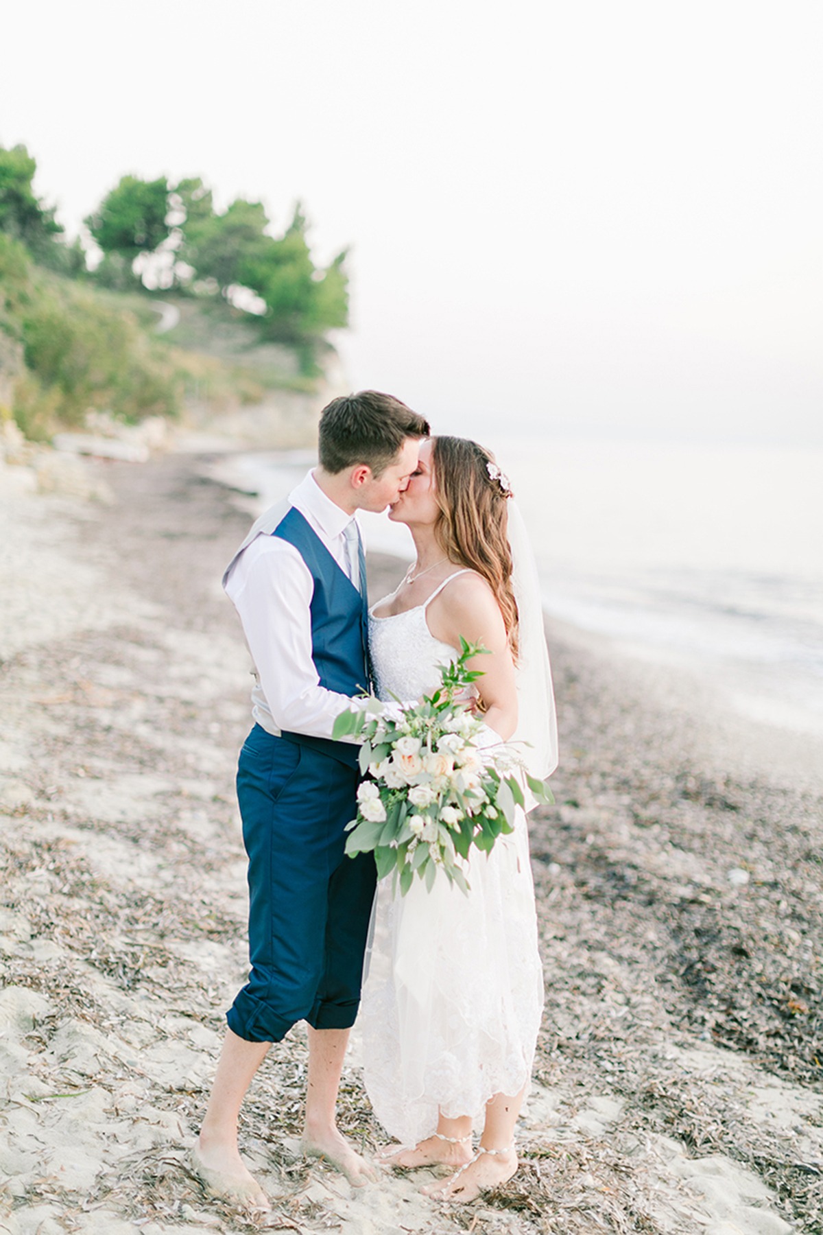 Seaside wedding in Greece