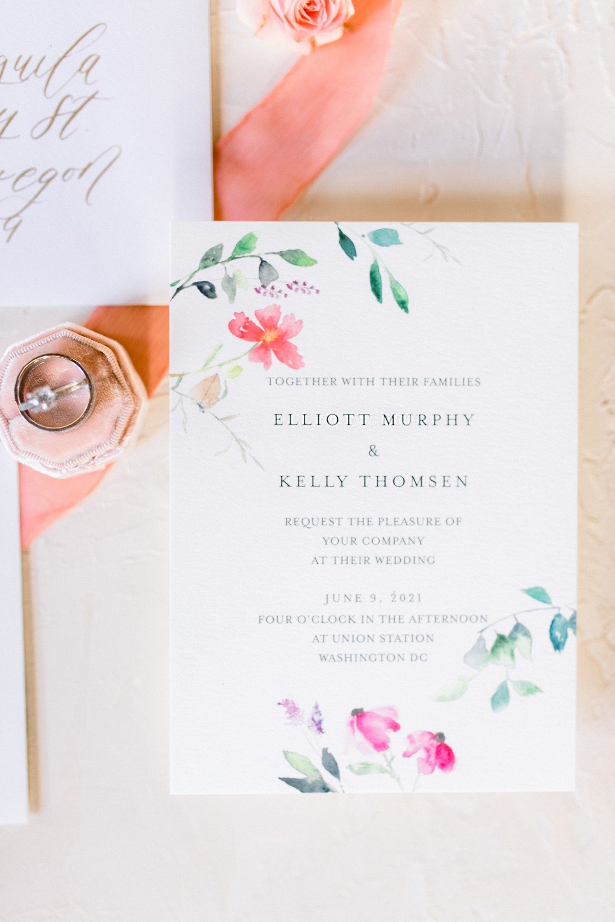 Watercolor invites