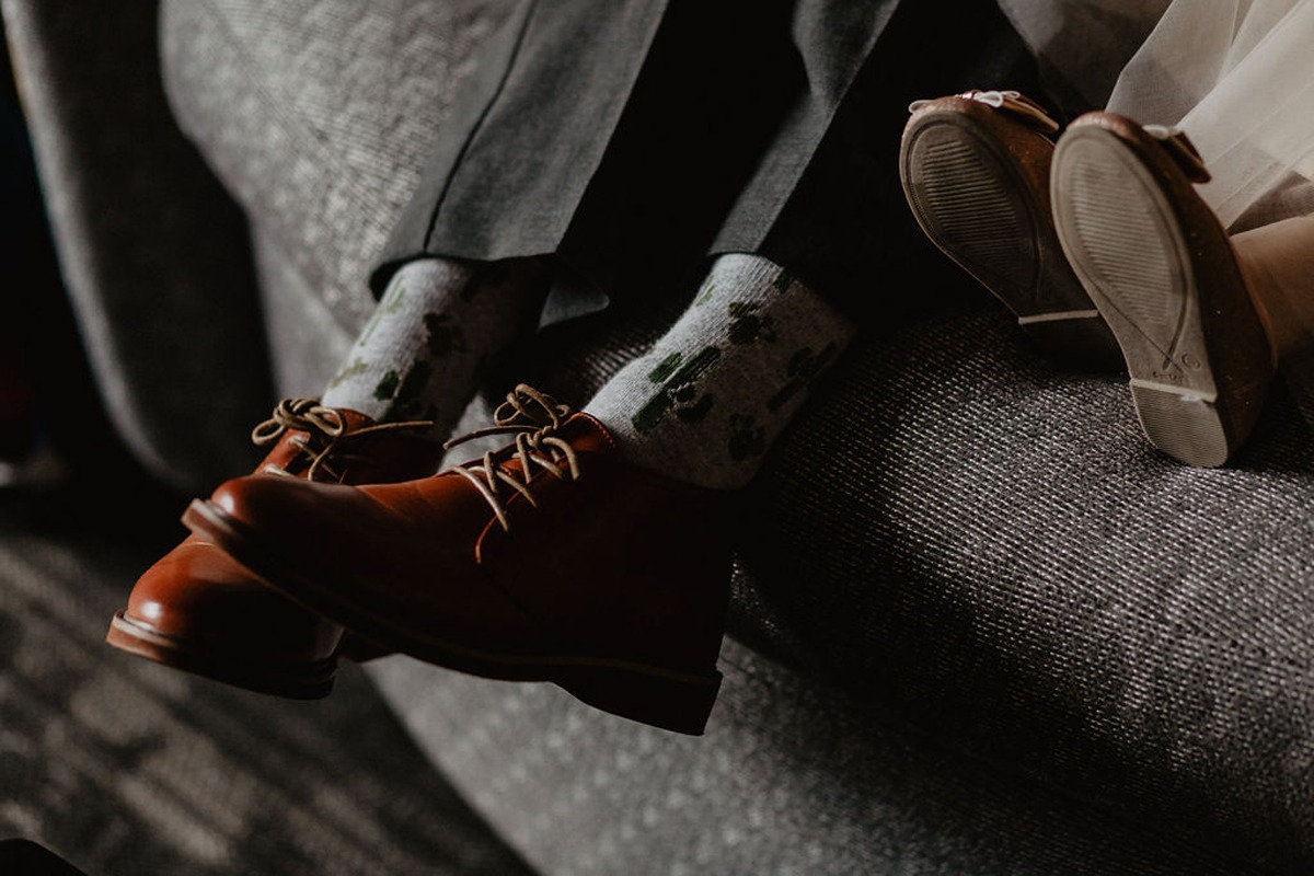 cute ring bearer and flower girl shoes