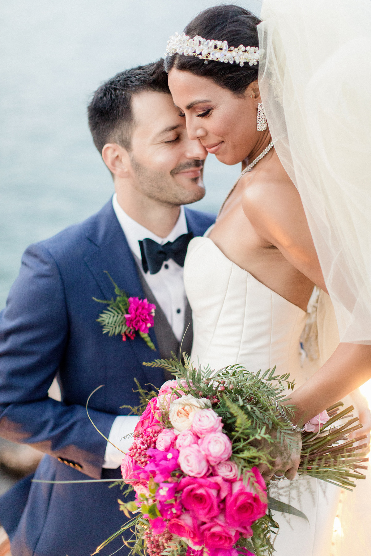 sweet wedding couple wedding portrait