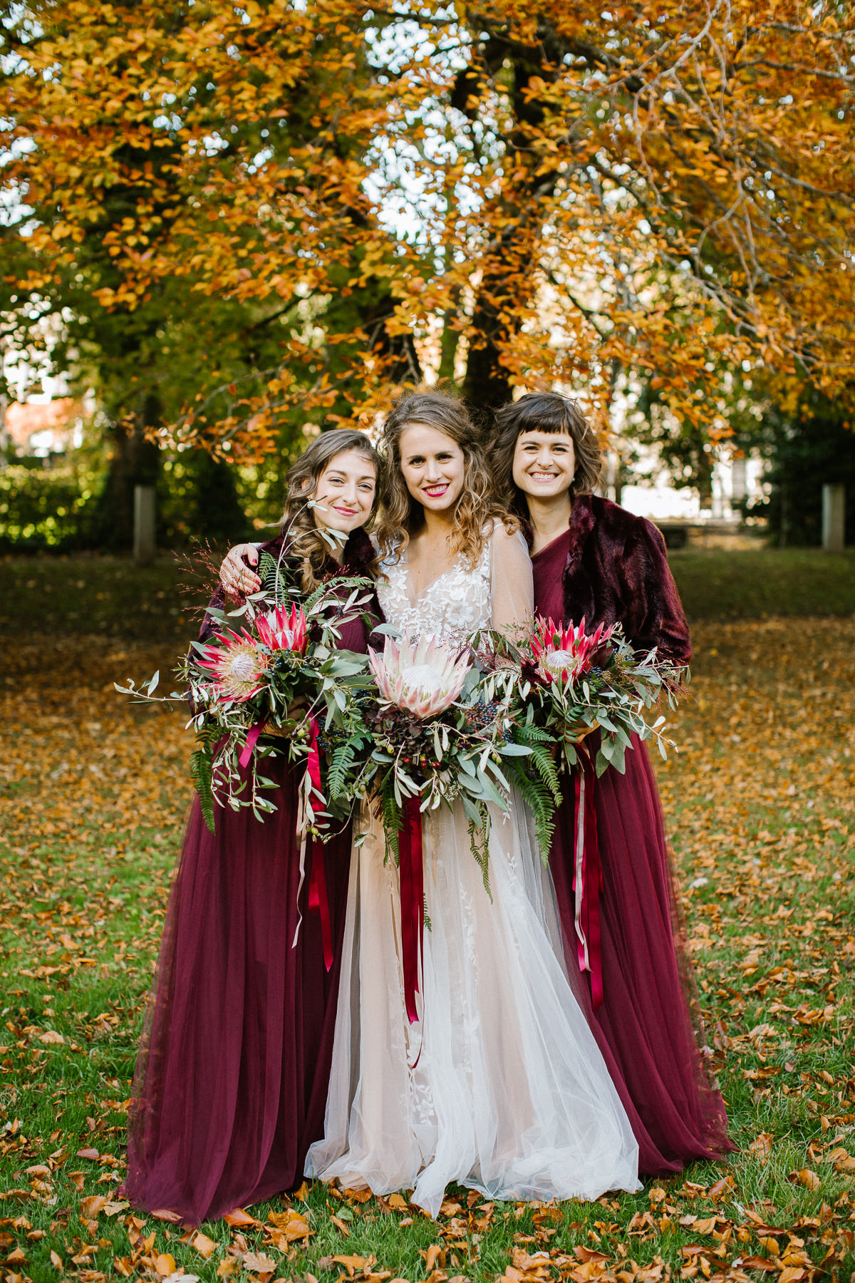 A Fabulous Fall Irish Wedding in Red and Gold