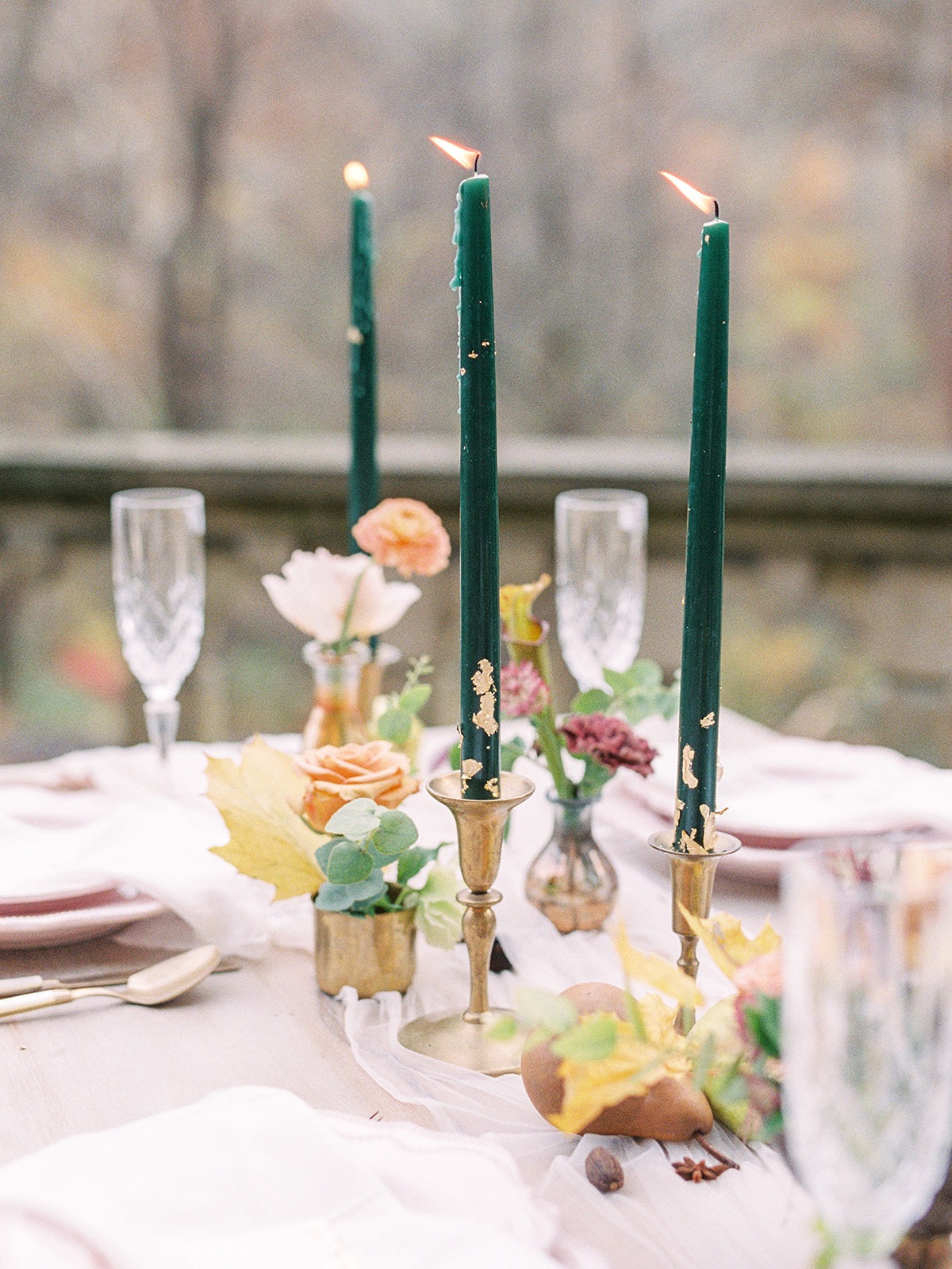 Wedding candle centerpiece