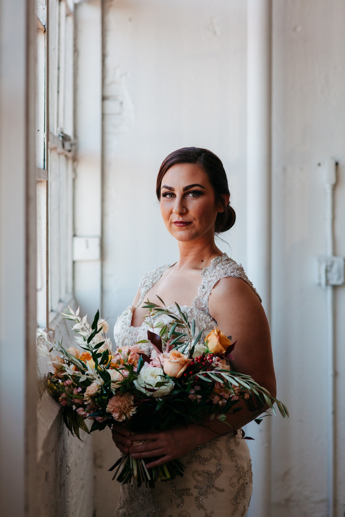 Fall bridal look