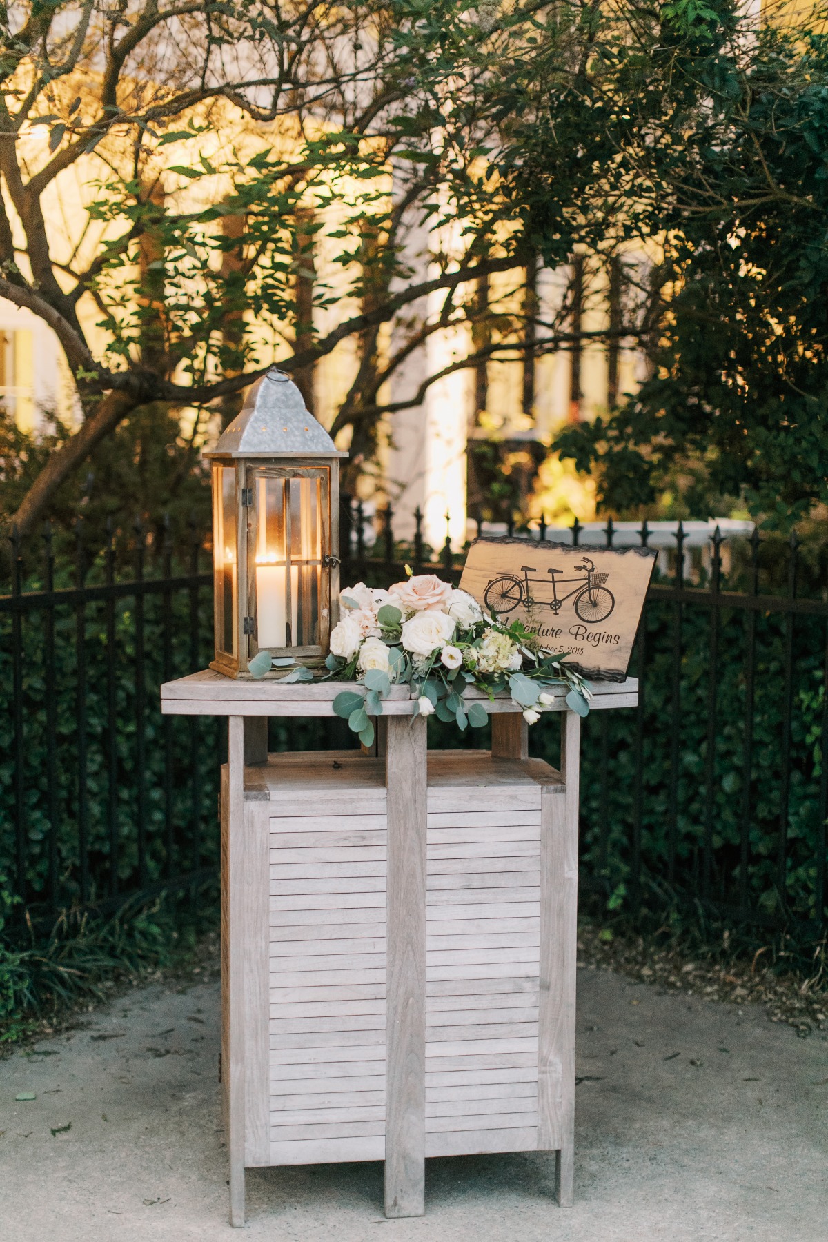 Reception decor