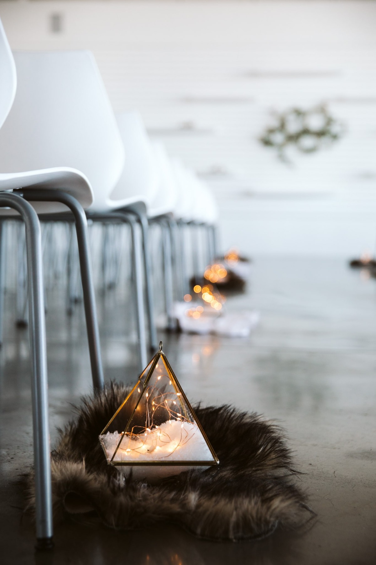 Ceremony aisle decor