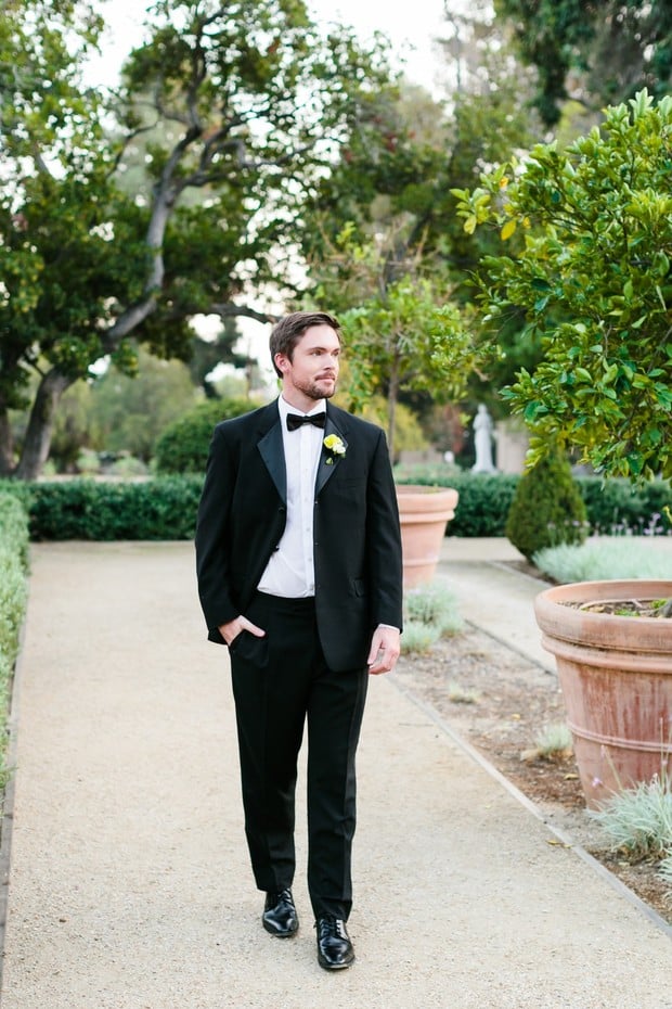 black-tie for the groom