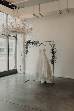 Kenneth Winston wedding dress