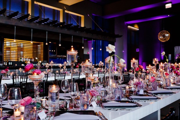 Jewel toned modern wedding